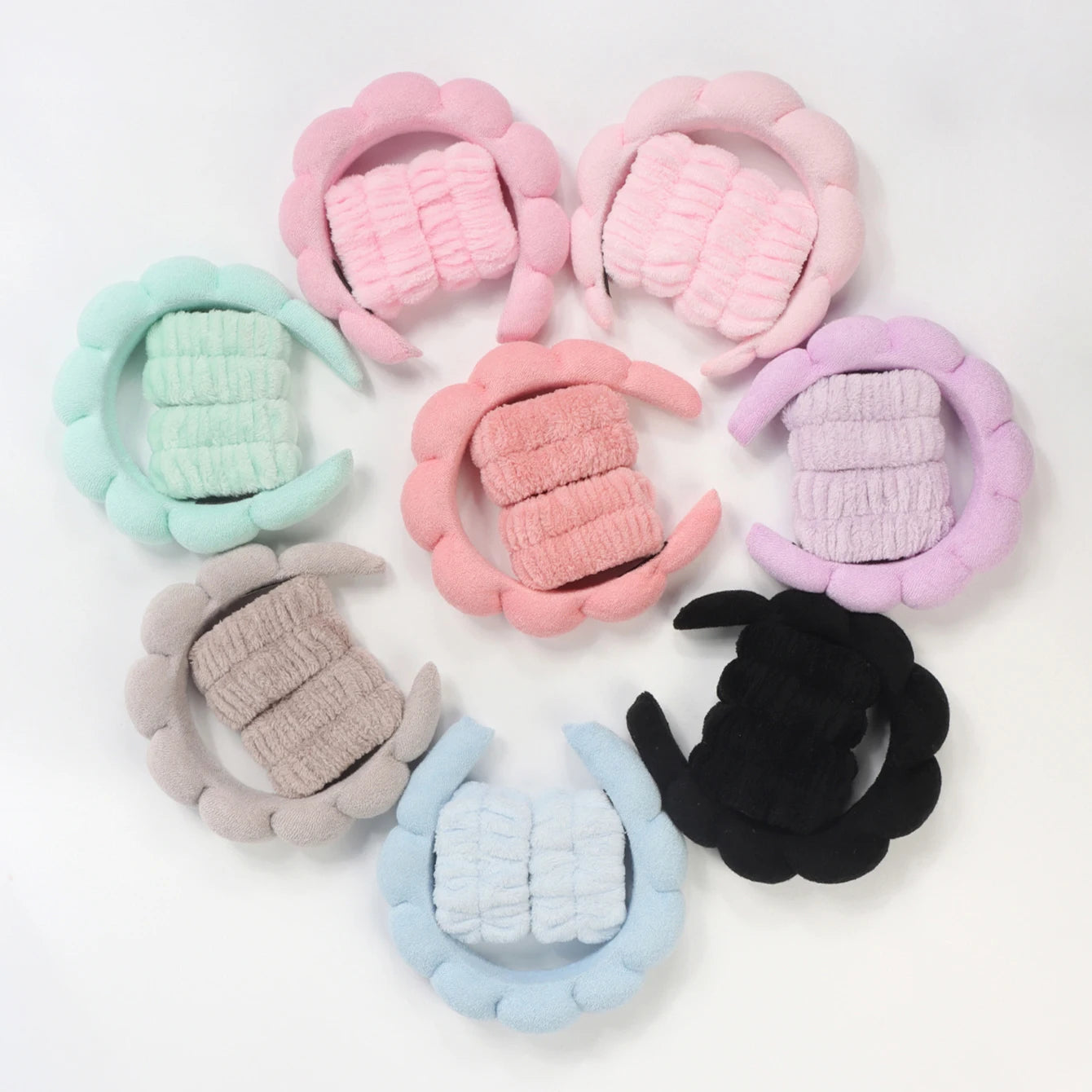 LuxeSkin Lab Spa Headband & Wristband Set