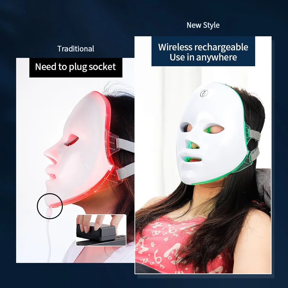 LuxeSkin Lab LED Facial Mask